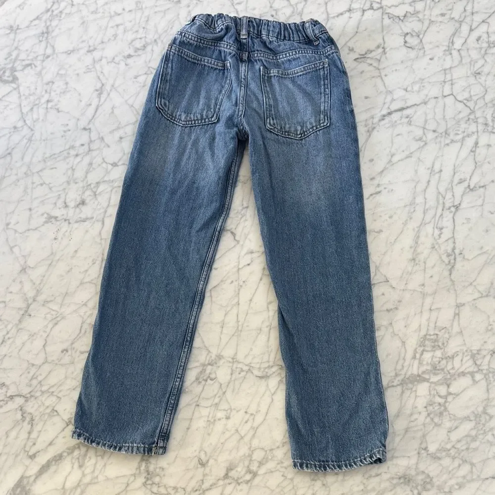 Zara Boys Sz 9 Straight Leg Blue Jeans